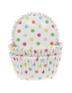 House of Marie Baking Cups Confetti -48st-