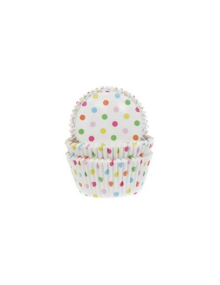 House of Marie Baking Cups Confetti -48st-