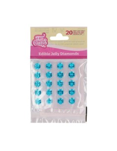 FunCakes Gel Diamanten Blauw -20st-