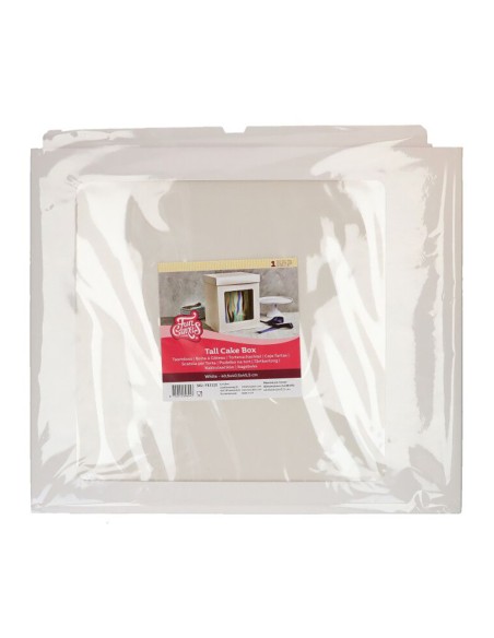FunCakes Hoge Taartdoos Blanco 40x40x45cm -1st-