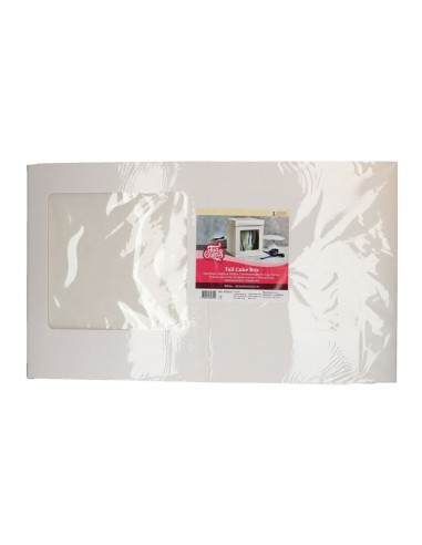 FunCakes Hoge Taartdoos Blanco 30x30x34cm -1st-