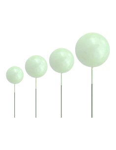 CakeDeco Taarttopper Mini Foam Ballen Licht Groen -20st-