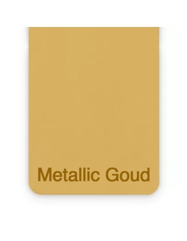 CakeDeco Taarttopper Cijfer 6 - Metallic Goud - 10cm