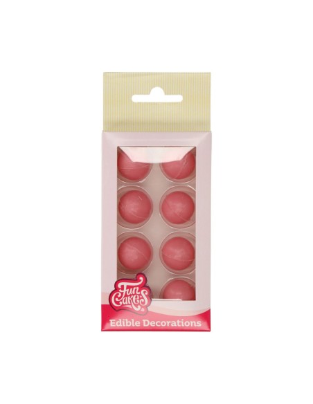 FunCakes Choco Ballen Roze -8st-