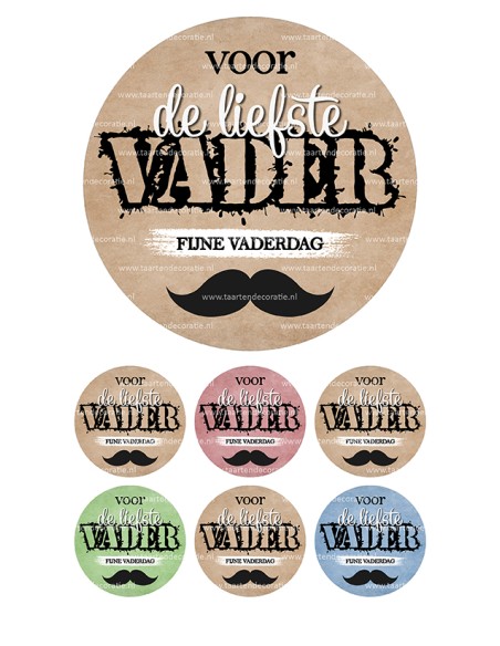 Eetbare Print Vaderdag - 15cm