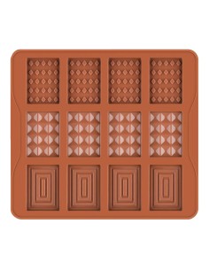 CakeDeco Siliconen Chocolade Mal Small Tabletten Assorti 1