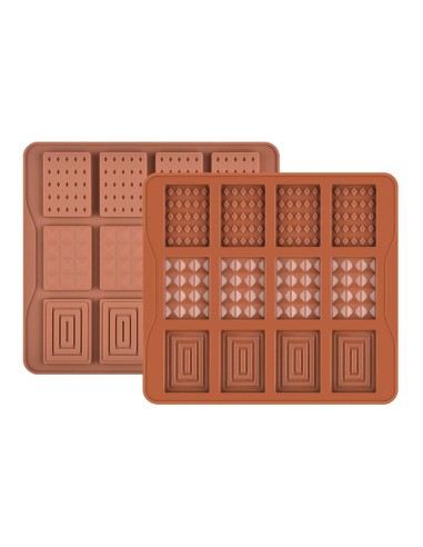 CakeDeco Siliconen Chocolade Mal Small Tabletten Assorti 1