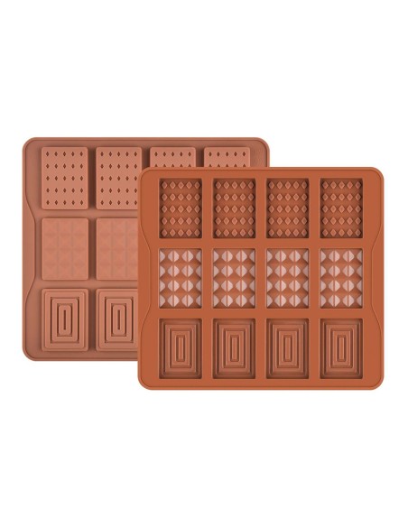 CakeDeco Siliconen Chocolade Mal Small Tabletten Assorti 1