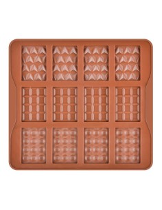 CakeDeco Siliconen Chocolade Mal Small Tabletten Assorti 2
