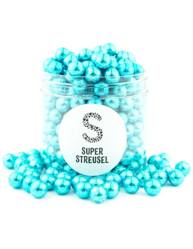 Super Streusel Crispyballen Metallic Blue Small -150gr- //