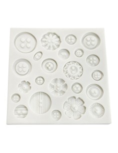 CakeDeco Siliconen Mal Knopen