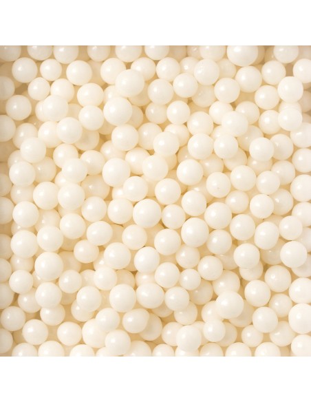 Decora Suikerparels Parelmoer Wit 7mm -100gr-