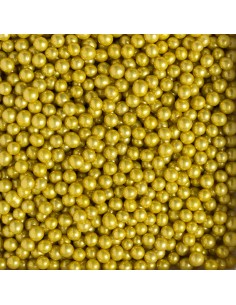 Decora Suikerparels Goud 7mm -100gr-