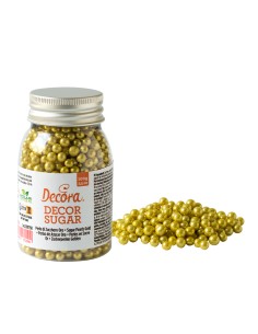 Decora Suikerparels Goud 7mm -100gr- 2