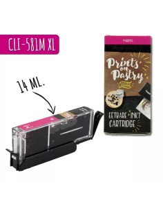 Cartridge met Eetbare Inkt Pixma TS705 -Rood-