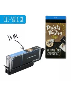 Cartridge met Eetbare Inkt Pixma TS705 -Blauw- 