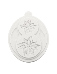 CakeDeco Siliconen Mal Poinsettia //