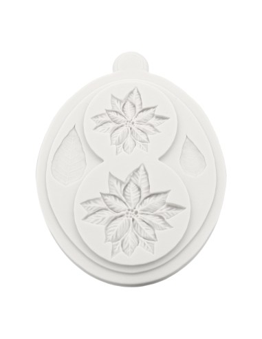 CakeDeco Siliconen Mal Poinsettia //