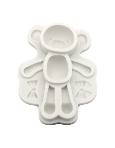 CakeDeco Siliconen Mal 3D Teddybeer