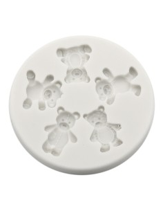 CakeDeco Siliconen Mal Beertjes Klein