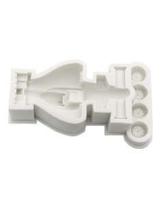 CakeDeco Siliconen Mal 3D Raceauto