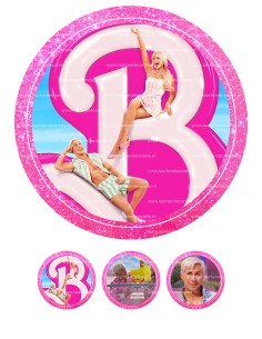 Eetbare Print Barbie Movie 2 - 20cm
