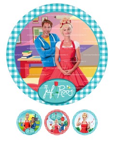 Eetbare Print Juf Roos 2 - 20cm