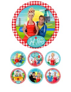 Eetbare Print Juf Roos 1 - 15cm