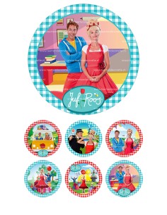 Eetbare Print Juf Roos 2 - 15cm