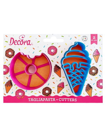 Decora Uitsteker Set Donut & IJsje -2st-