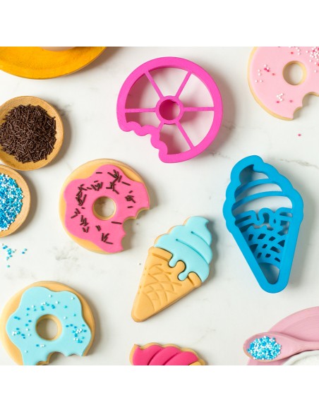 Decora Uitsteker Set Donut & IJsje -2st-