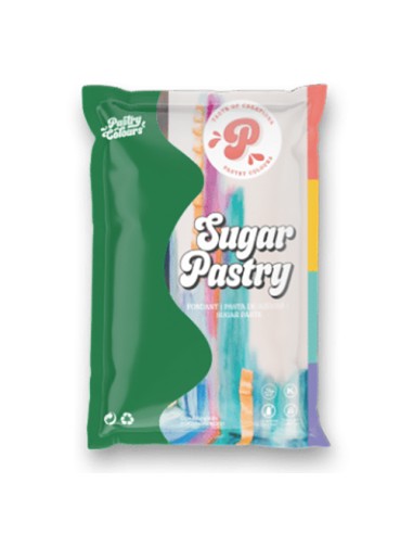 SugarPastry Vanille Rolfondant Groen -250gr-