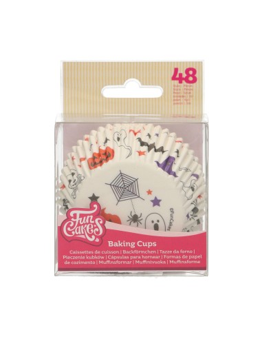 FunCakes Baking Cups Halloween -48st-
