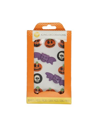 Wilton Suikerdecoratie Halloween -12st-