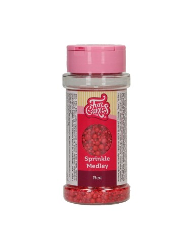 FunCakes Sprinkle Medley Rood -70gr-