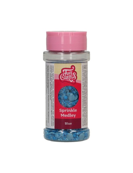 FunCakes Sprinkle Medley Blauw -70gr-