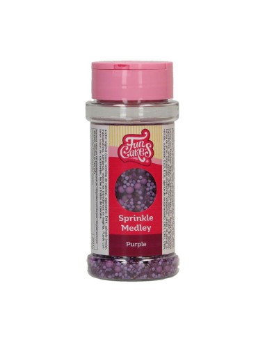 FunCakes Sprinkle Medley Paars -70gr-