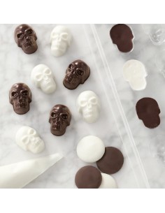 Wilton Chocolade Mal Mini Schedel 2