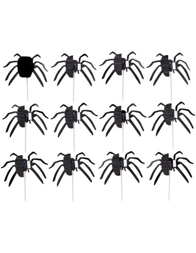 Wilton Decoratie Spinnen -12st-