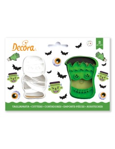 Decora Uitsteker Set Mummie & Frankenstein -2st-