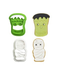 Decora Uitsteker Set Mummie & Frankenstein -2st- 2