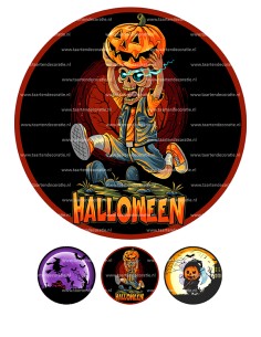 Eetbare Print Halloween 4 - 20cm