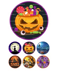 Eetbare Print Halloween 2 - 15cm