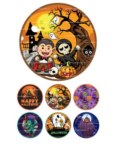 Eetbare Print Halloween 3 - 15cm