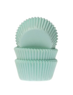 House of Marie Mini Baking Cups Effen Mint -60st-
