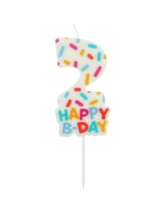 Cozy Sprinkles Kaars Nummer 2