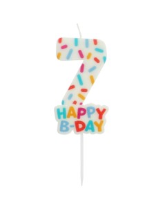 Cozy Sprinkles Kaars Nummer 7