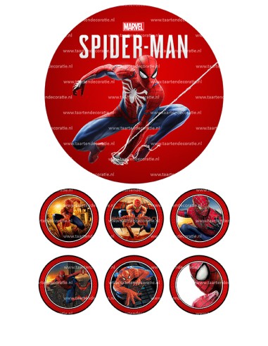 Eetbare Print Spiderman 2 - 15cm