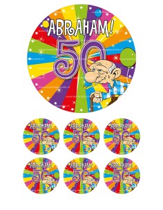 Eetbare Print Abraham - 15cm