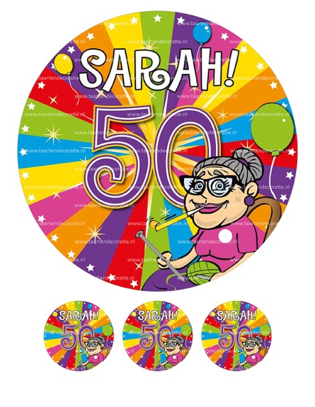 Eetbare Print Sarah - 20cm